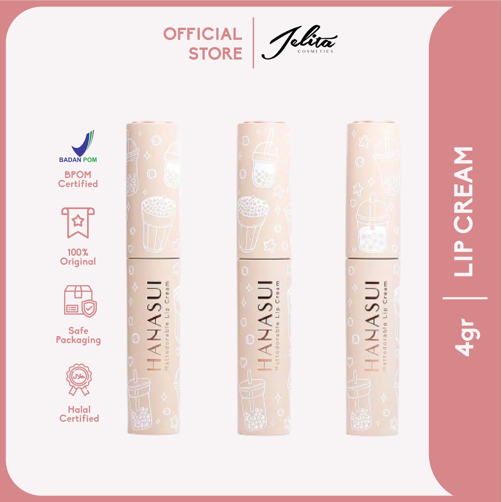 HANASUI Mattedorable Lip Cream BOBA EDITION