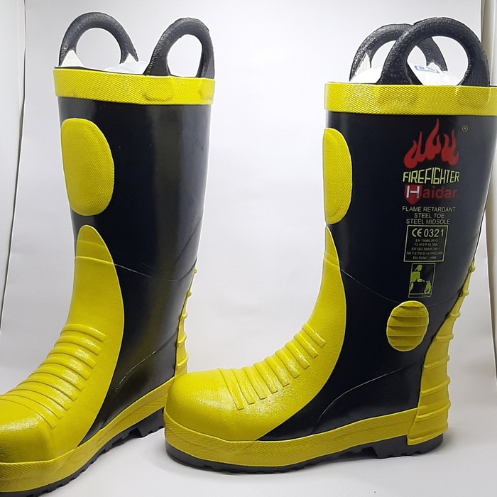 sepatu pemadam HAIDAR firefighter boots