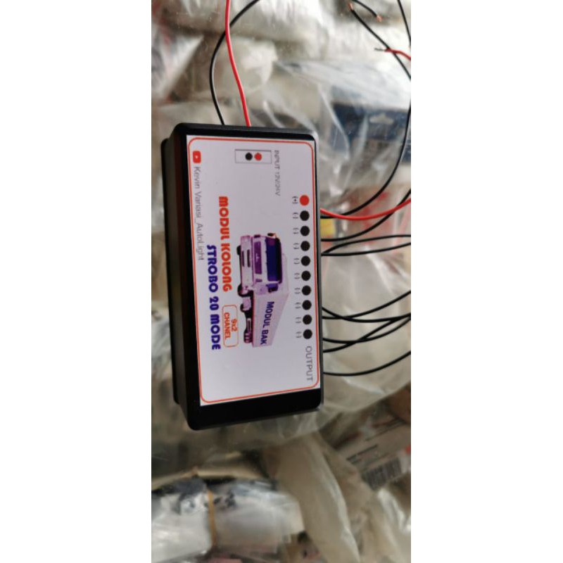 Modul bak truck /modul pilar bak/ modul lampu kolong 12v - 24v 9 dan 10 channel tipe sen, rem, atrek