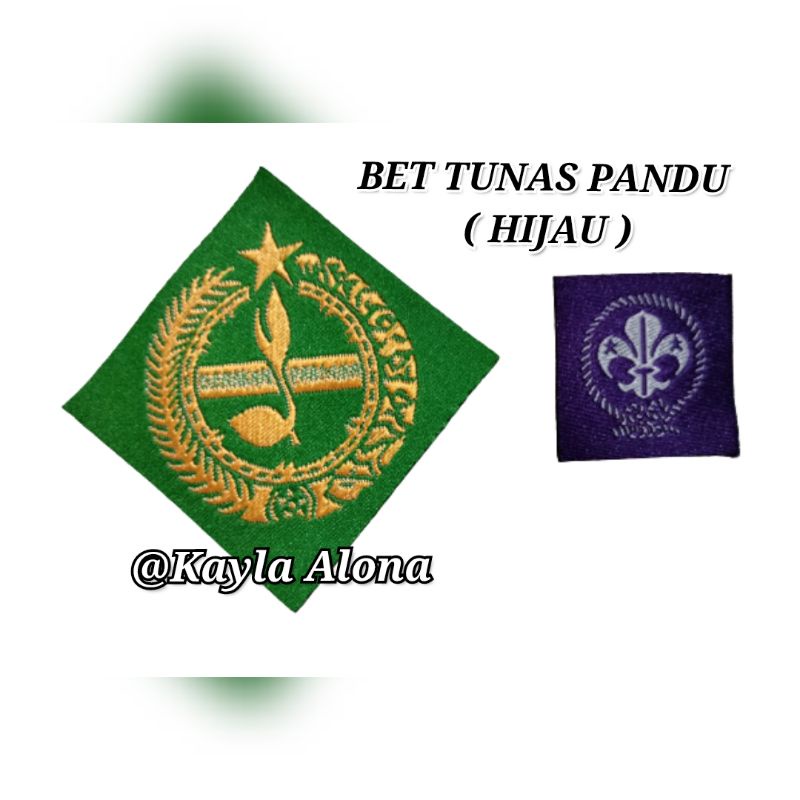 BET/BADGE TUNAS PANDU MERAH &amp; HIJAU