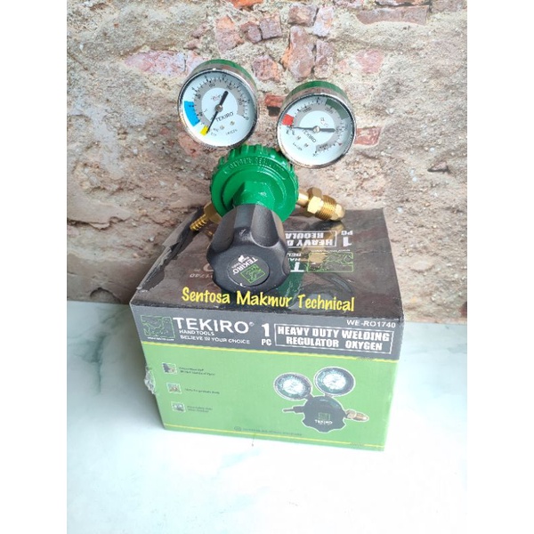 TEKIRO Regulator Las Welding Oksigen Oxygen O2 300 Bar HEAVY DUTY