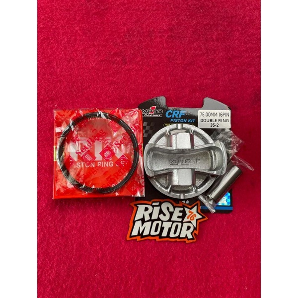 Piston Moto 1 75 pen 16 type CRF double ring