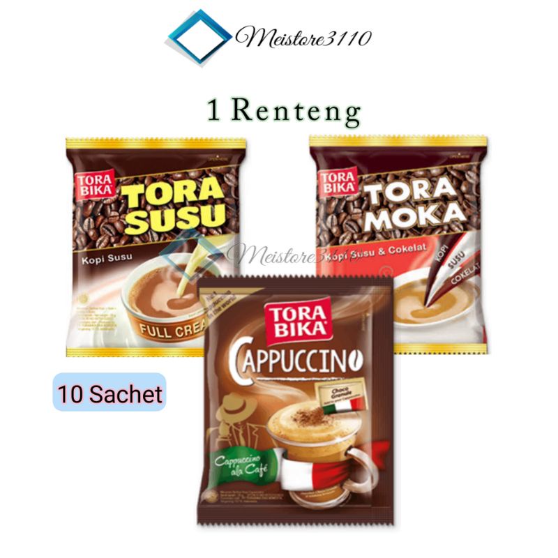 Jual Kopi Torabika Susu Moka Cappucino Renteng Kemasan 10 Sachetrtg Shopee Indonesia 1835