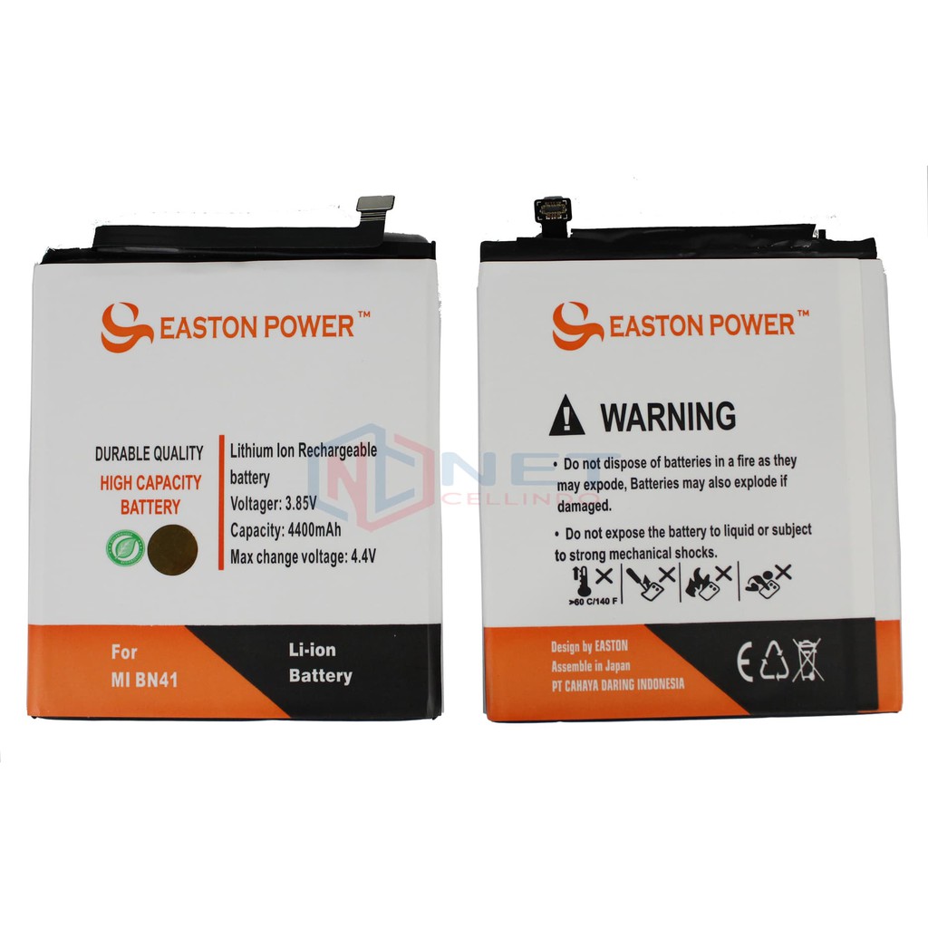 BATERAI XIAOMI REDMI NOTE 4 / BN41 / BATRE REDMI NOTE 4 / BN41 EASTON