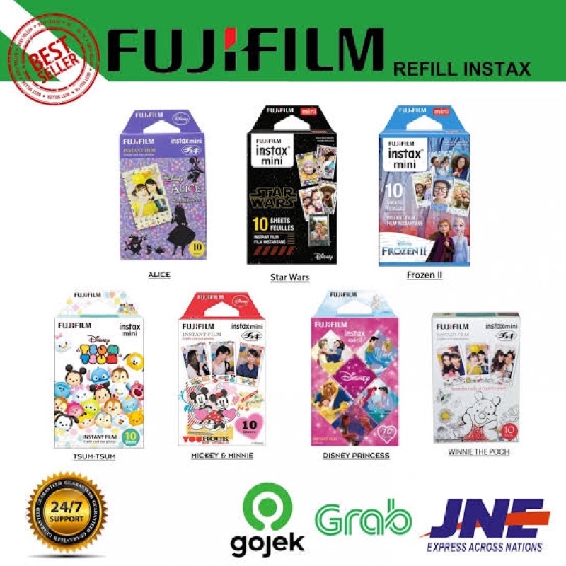 Refill Instax Polaroid isi 20 Paper (kertas polaroid) isi 10 loose pack CHAT DULU UNTUK KETERSEDIAAN BARANG