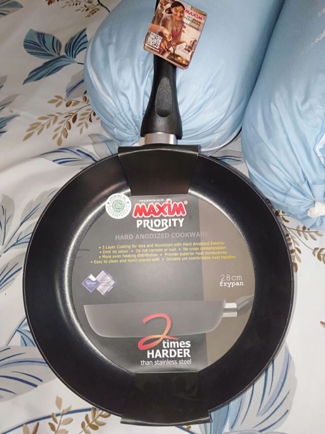 Maxim Ultra Pink Wajan Penggorengan Teflon Anti Lengket 30cm Wok