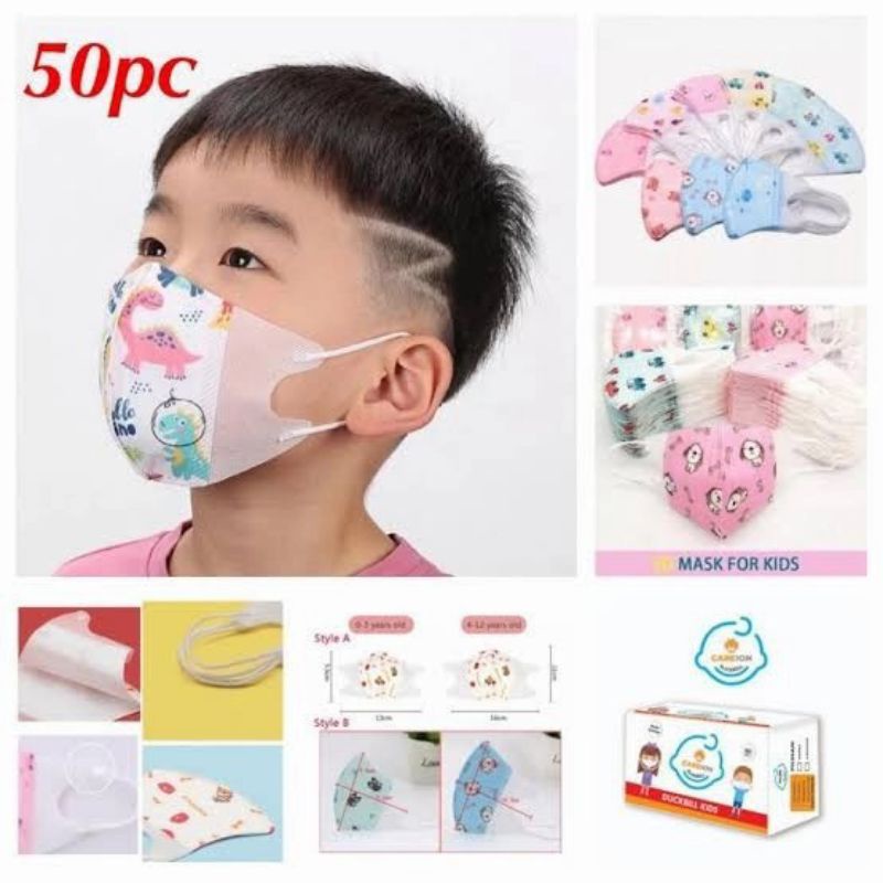 masker Duckbill anak isi 50pcs