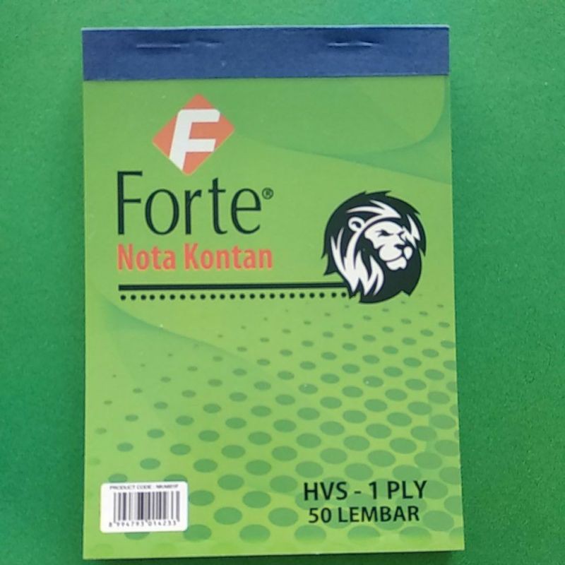 

Nota Kontan Forte isi 50 lembar