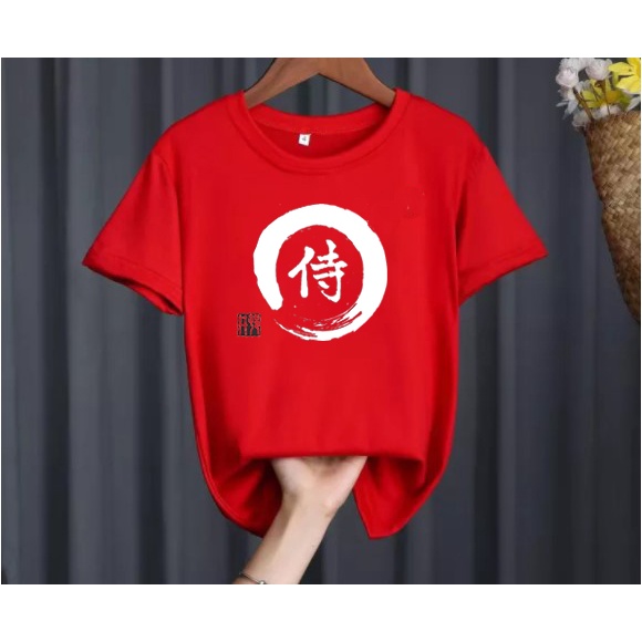 kaos anak unisex /kaos jepang samurai/ atasan anak murah / baju anak unisex