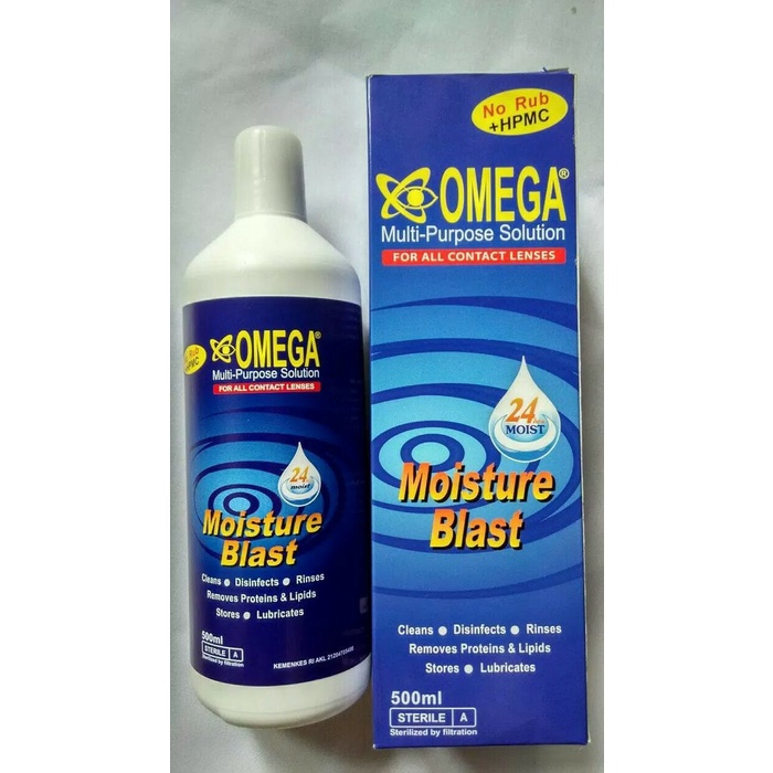 Air softlens / CAIRAN SOFTLENS OMEGA MOISTURE BLAST 500 ML