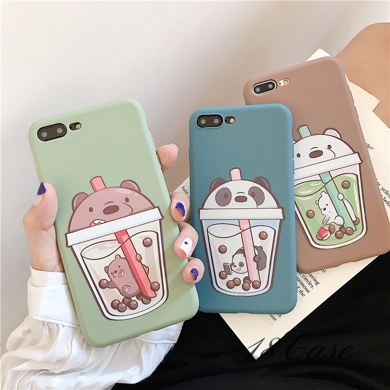 Casing Soft Case Motif Kartun Beruang Lucu untuk vivo V5