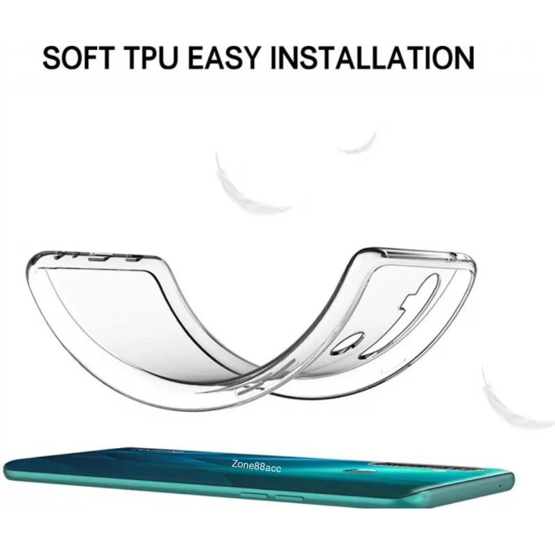 Realme 5 5i 5S C3 Softcase Silicon Ultrathin Clear Case TPU Casing Bening Cover