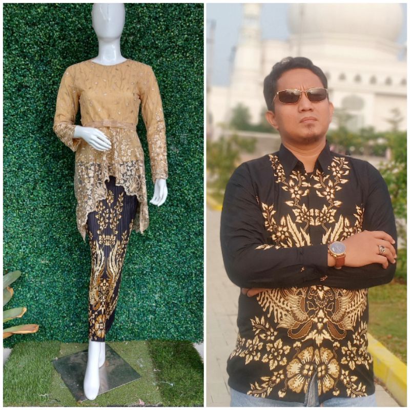 KEBAYA/KEBAYA MODERN/KEBAYA BALI/KEBAYA TERBARU 2020/SET BORKAT/KEBAYA BROKAT/KEMEJA BATIK COUPLE TA