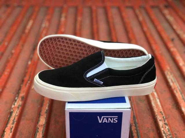 SEPATU43 VANS AUTHENTIC FULL BLACK HITAM COKLAT OLDSKOOL ERA SK8