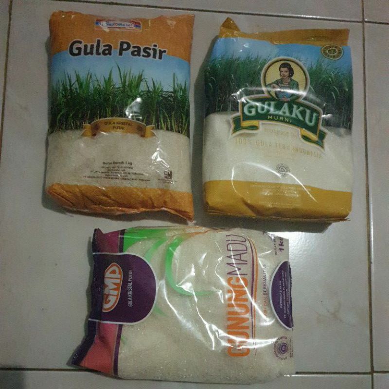 

Gula pasir kemasan 1kg