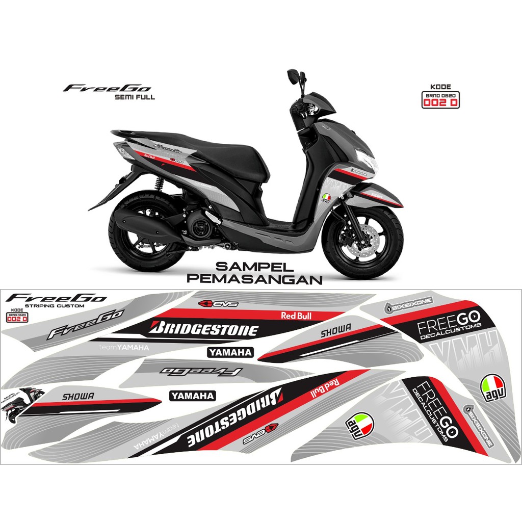 DECAL YAMAHA FREEGO