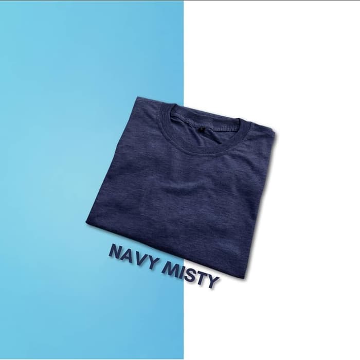 Kaos Polos Misty 30S Kaos Navy Misty