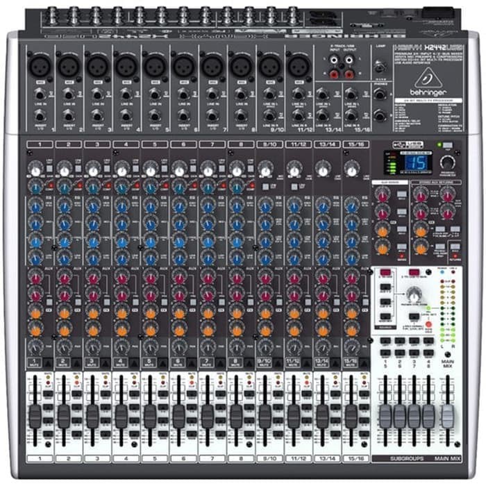 Behringer X2442USB - Xenyx X2442 USB Mixer Audio USB Soundcard + Efek