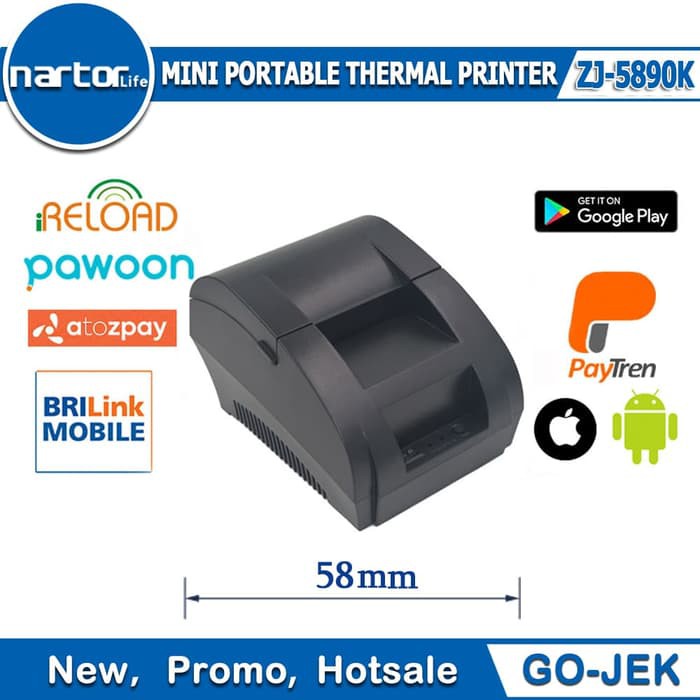 Jual Zjiang POS Thermal Receipt Printer - ZJ-5890K Murah