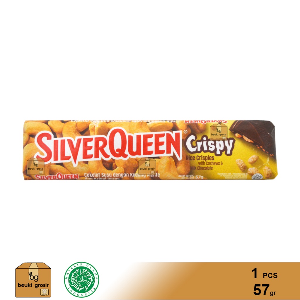 

Silver Queen Crispy Coklat Dengan Kacang Dan Rice Crispy Harga Grosir Lebih Murah - 57gr