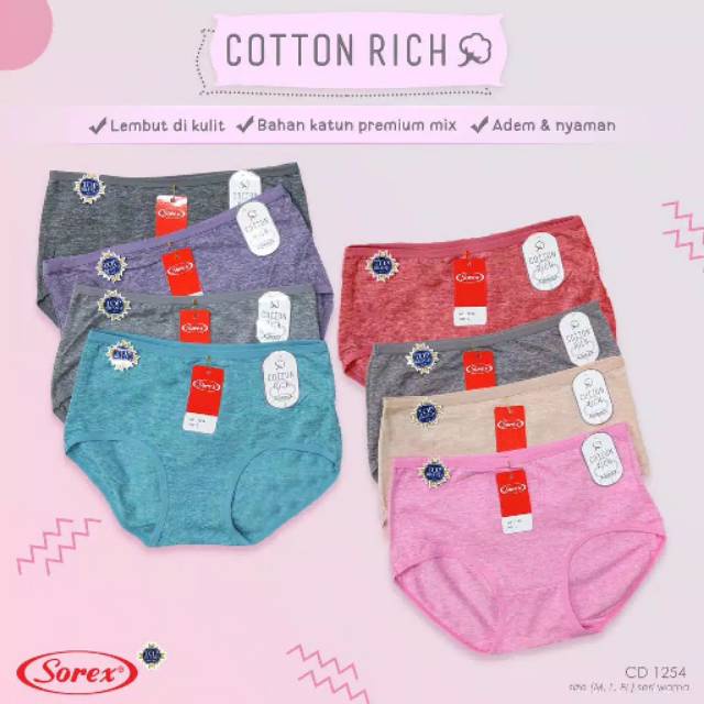 Cd Wanita Sorex 1254 Cotton Rich | Cd Basic |tz