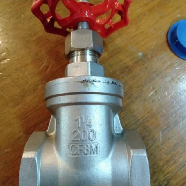 gate valve ukuran 1/2 3/4 1 1.1/4 1.1/2 2 inch stainlees steel ss sus 304 anti karat stop kran model