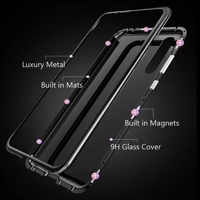 SAMSUNG GALAXY A7 2018 A750 CASE LUXURY LUPHIE MAGNETIC ALUMINIUM