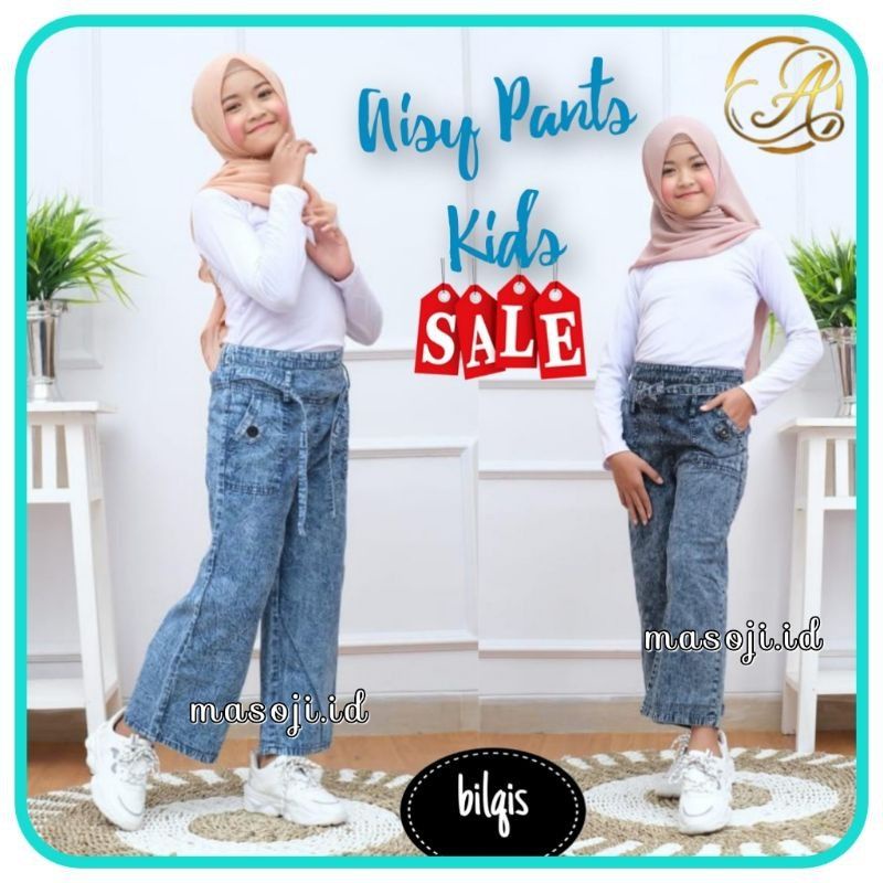 Kulot Anak Perempuan / Celana Anak Perempuan / Kulot jeans Anak / Kulot levis anak