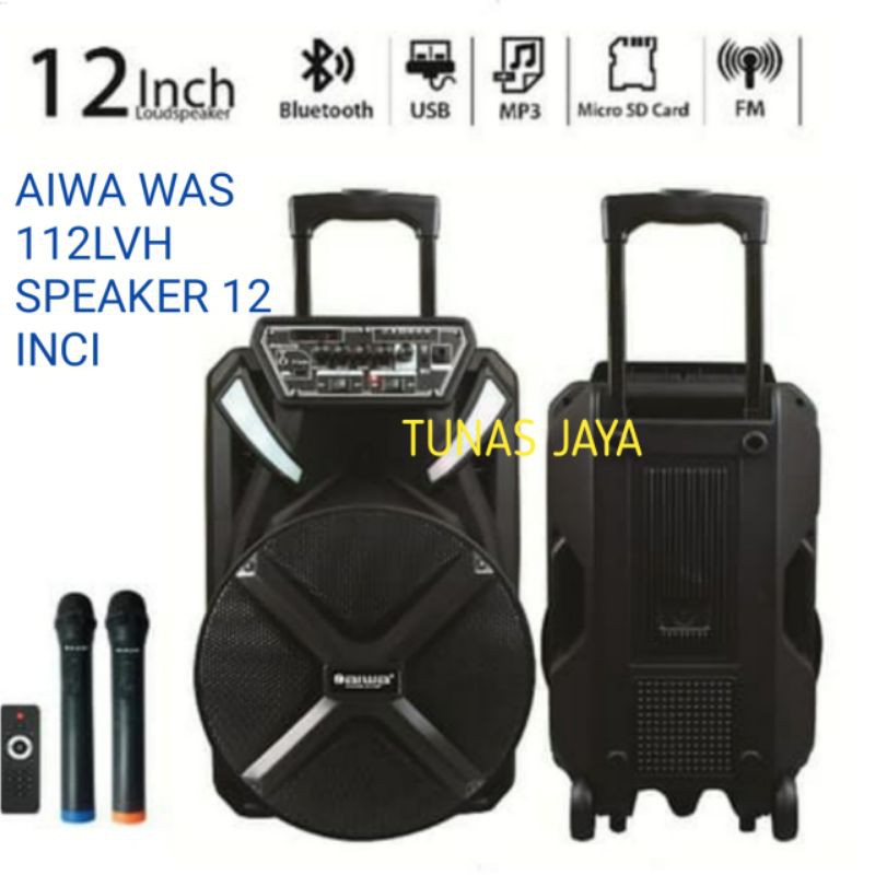 SPEAKER PORTABEL WIRELESS MEETING AIWA WAS 112LVH WAS112LVH