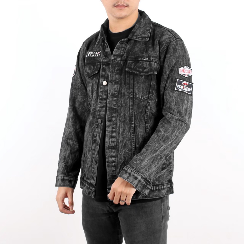 Jakek Denim Pria Original Brand And New Produck in Yeah 2022/ Jaket Jeans Cowo Keren