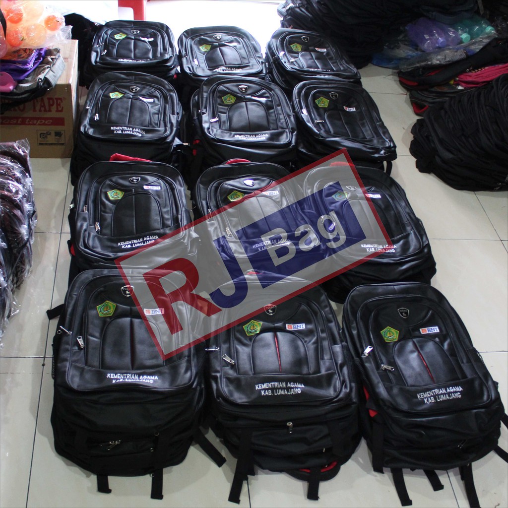 Ransel Custom Termurah Jual Tas Grosir Sablon Bordir Kementrian Agama Lumajang Tas Polo Grosir Hitam Ransel Kerja Gendong Punggung