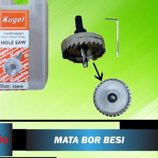 ♂ Hole Saw Besi 50mm / HoleSaw Besi 50mm / Mata Bor Besi 50mm KUGEL ♬