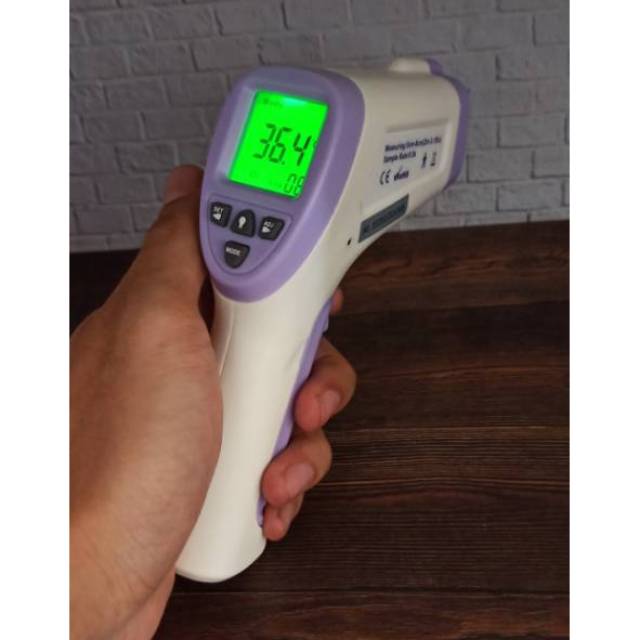 Akurat Thermogun thermometer no contact thermo gun temperatur digital nfrared dahi pengukur suhu