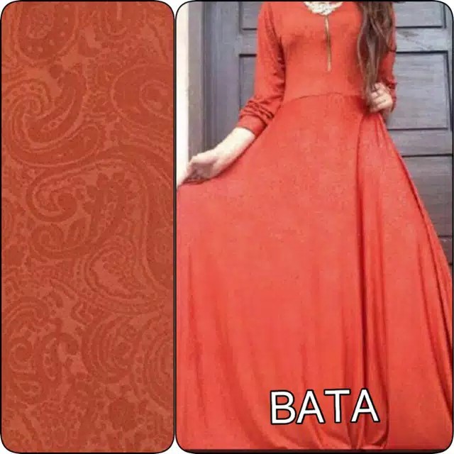 Gamis Jersey Embos BATA/ORANGE