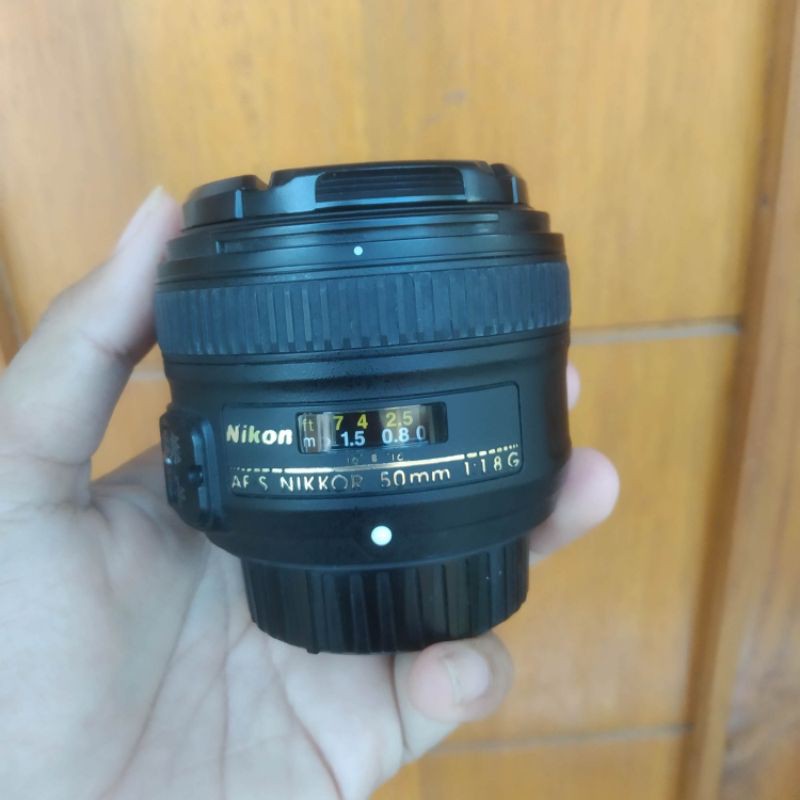 Lensa Fix Nikon 50mm f1.8 afs fix autofokus disemua body d3100 d3200 d3300
