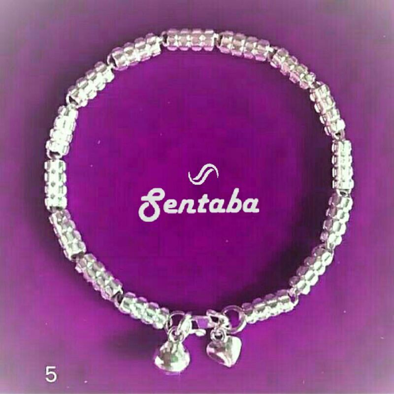 Gelang perak bambu, Perak Murni 999