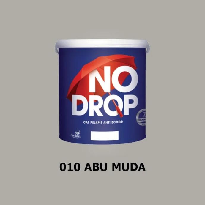 Cat Tembok Waterproofing NO DROP Abu abu muda 010 (1 kg) Termurah