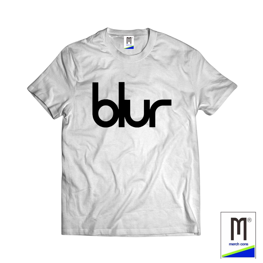 TSHIRT MARCHANDISE BAND BLUR PUTIH