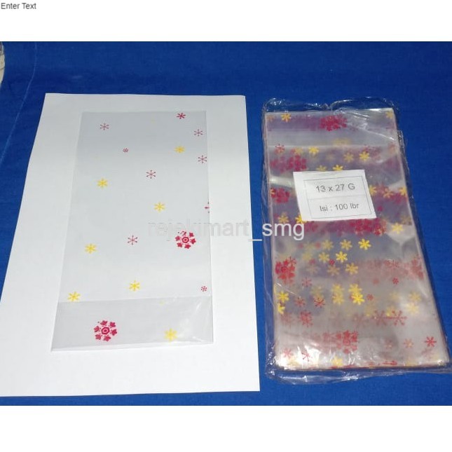 

BURUAN PESAN !!PLASTIK DUDUK OPP MOTIF BUNGA UKURAN 13 x 27 / PLASTIK JAJAN LEBARAN ( ISI 100 PCS )