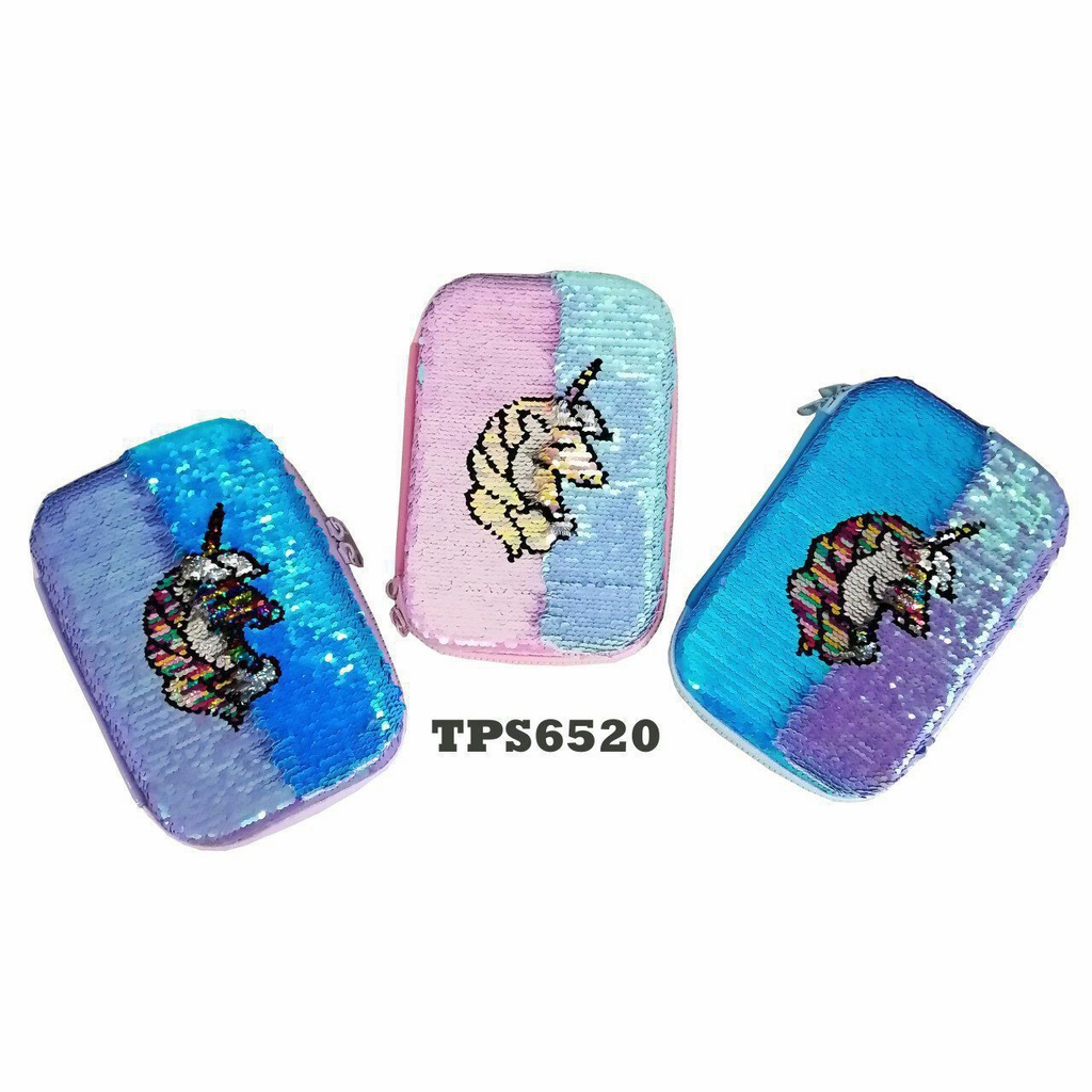 

kotak pensil unicorn flip sequins usap