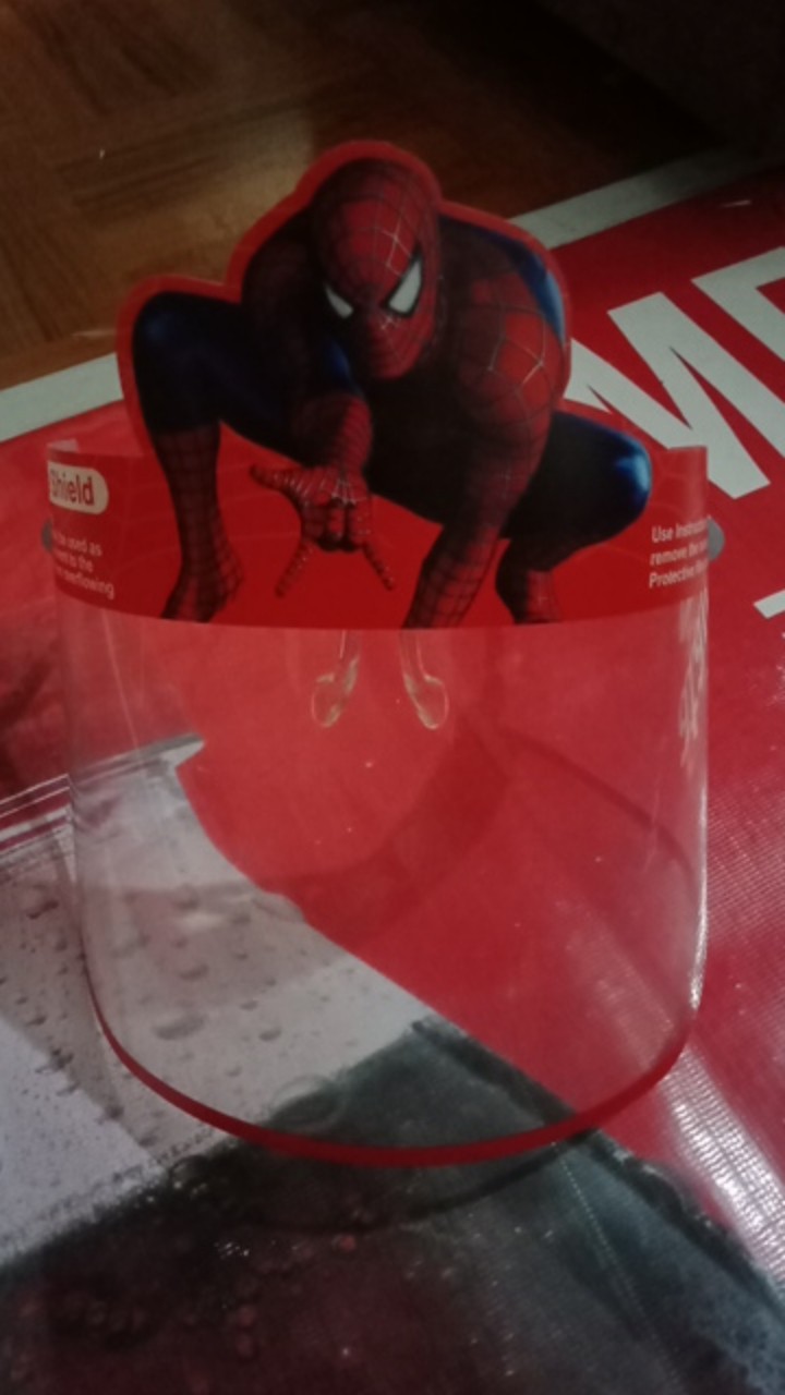 Face Shield Anak / Motif Karakter Bervariasi / Doraemon - Spiderman - Hellokity - Princess