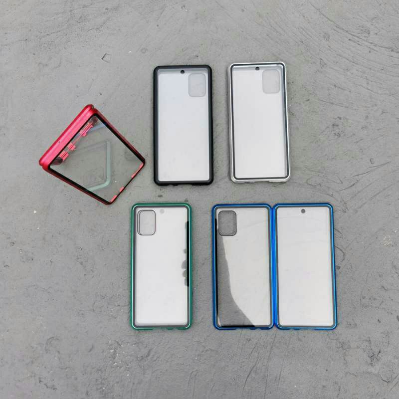 Case Magnetic DEPAN BELAKANG Vivo V20SE Premium Case Double Glass