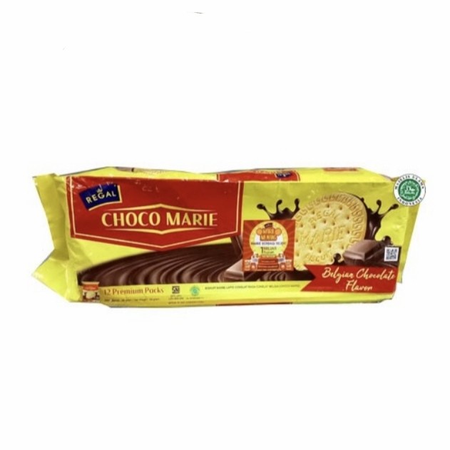 Jual Regal Choco Marie Pack Belgian Coklat 96gram 96 gram Isi 12 Sachet ...