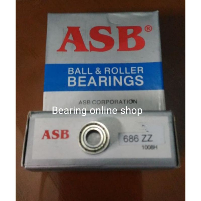 Ball Bearing 686 ZZ ASB