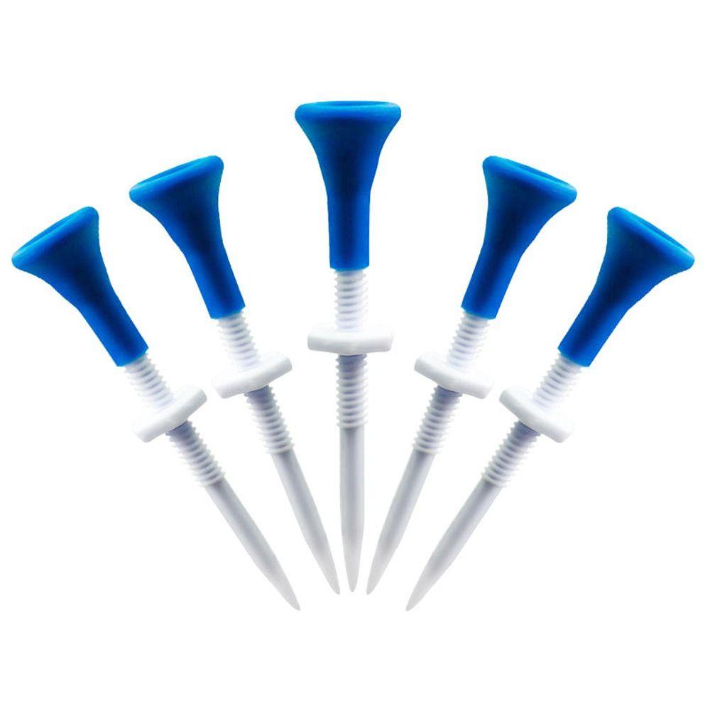 Lanfy Golf Tees Less Friction 5pcs/box Hitting Club Golf Aksesoris Bola Golf Kuku Olahraga Training Ball Holder Rumah Kantor Training Swing Practice Ball Socket