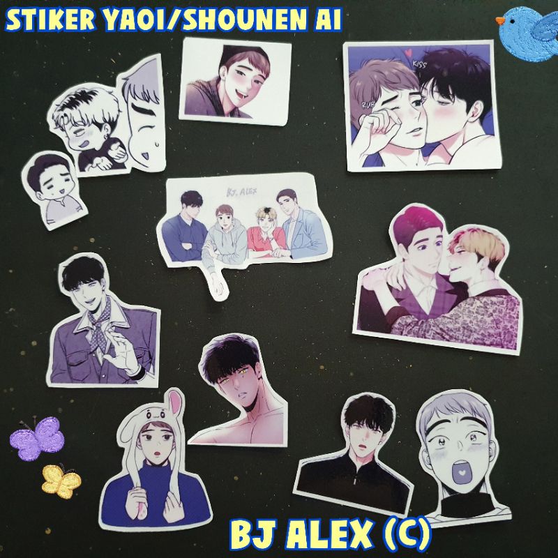 mini stiker manhwa/webtoon yaoi/BL BJ alex
