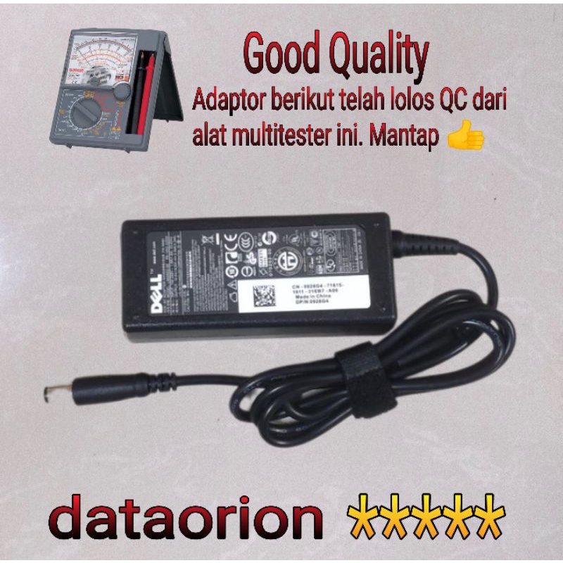 Adaptor Charger Dell 19.5V 3.34A DC 7.4*5.0 mm Jarum for Dell Inspiron 14 3000 3421 3442 5000 5421 5423