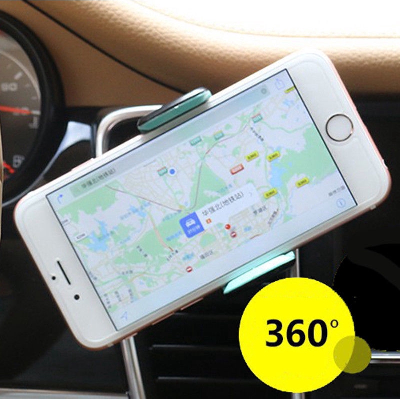 360 ° universal car air vent mount holder ponsel berdiri cradle smart phone