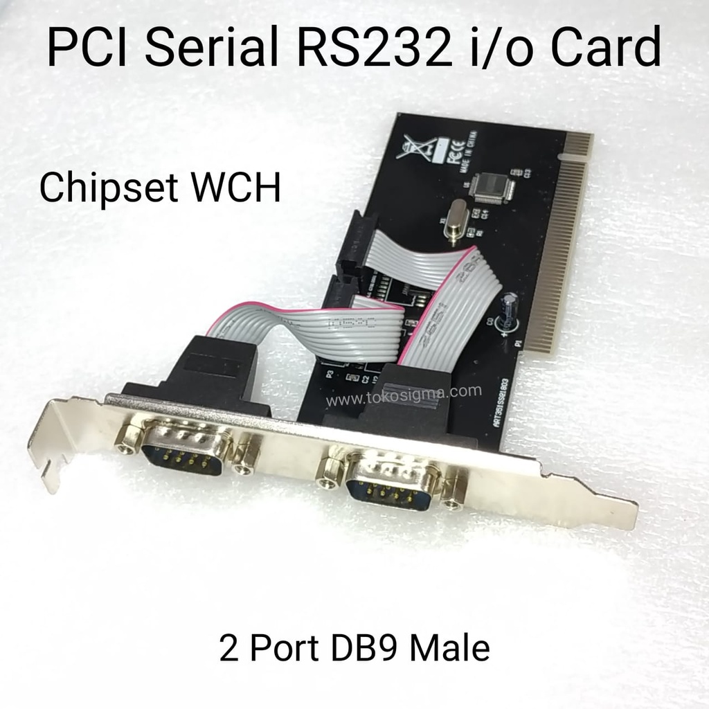 PCI Serial COM DB9 RS232 Card i/o Controller Expansion Card 2 port DB-9 Chip WCH