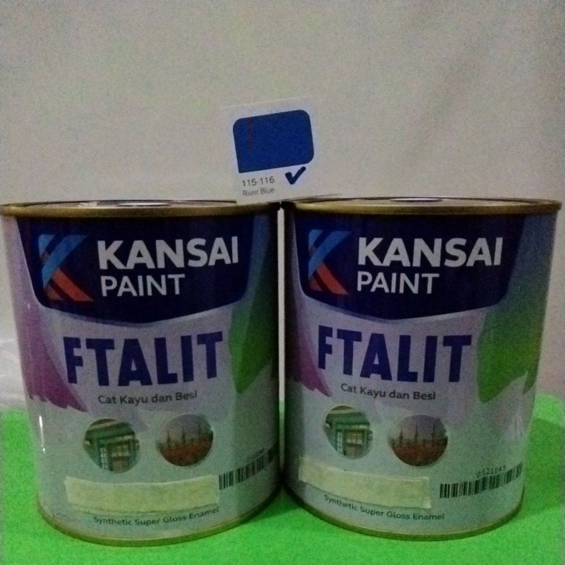 Ftalit 116 River Blue / Cat kayu dan besi 1 ltr